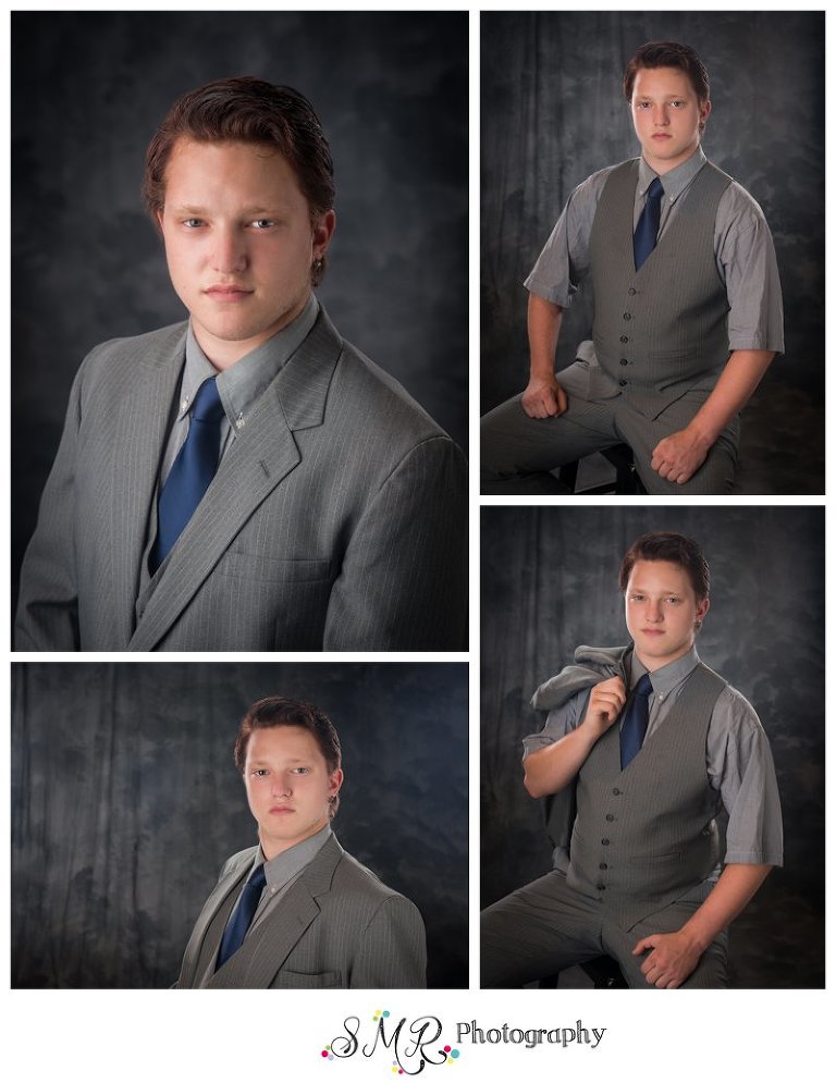 Senior guy, yearbook photo, suit