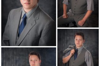Senior guy, yearbook photo, suit